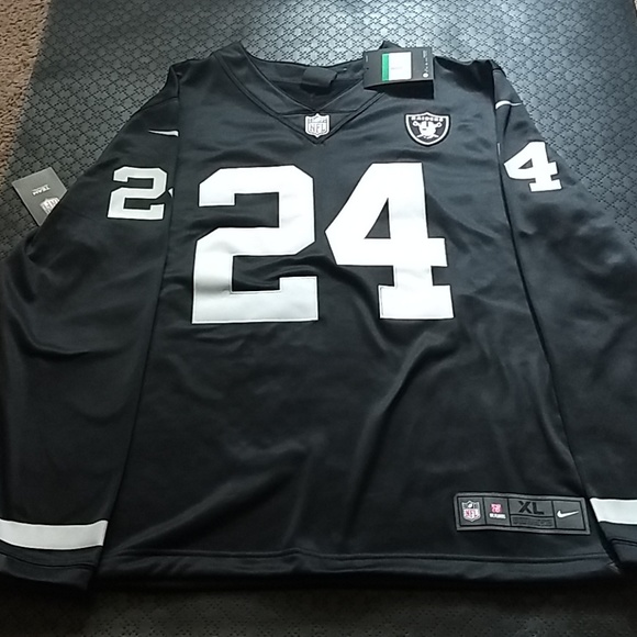 raiders long sleeve jersey